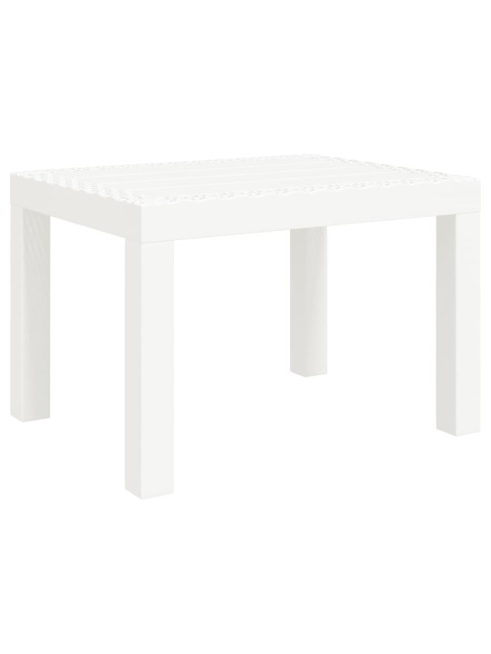 Sodo stalas, baltos spalvos, 59x47x40cm, PP