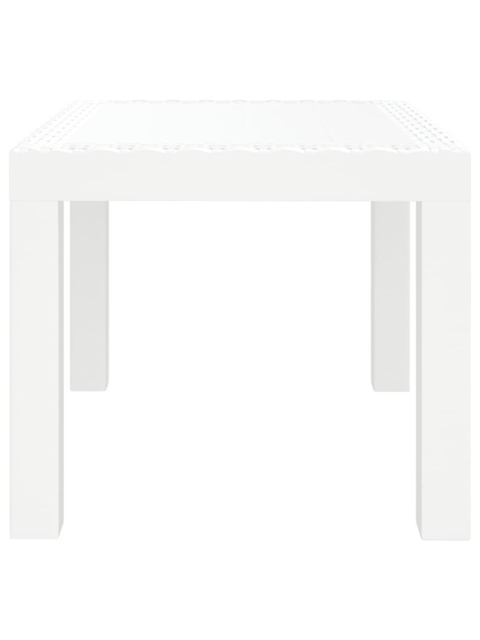 Sodo stalas, baltos spalvos, 59x47x40cm, PP