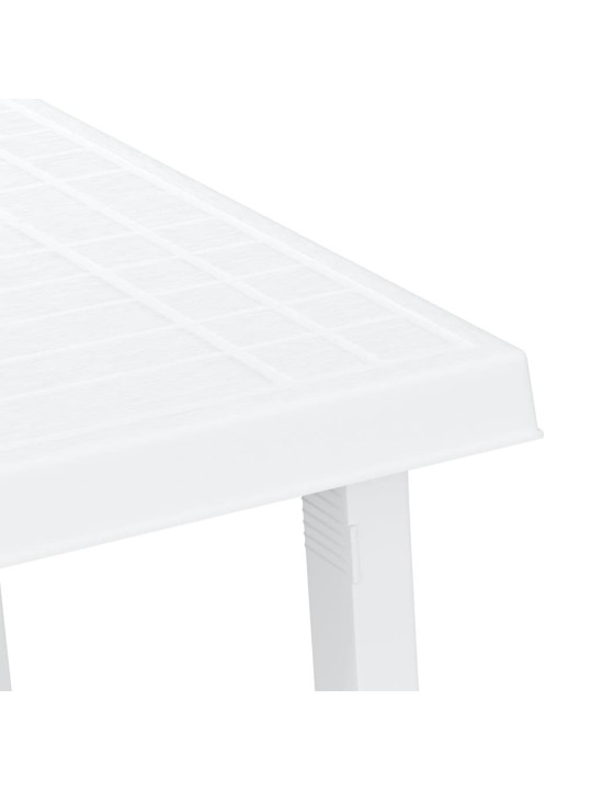 Stovyklavimo stalas, baltas, 79x56x64cm, PP, medienos imitacija