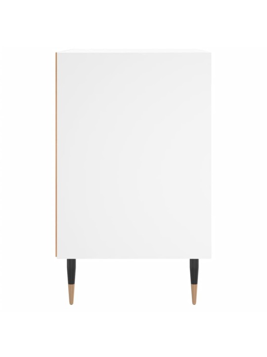 Naktinės spintelės, 2vnt., baltos, 40x30x50cm, apdirbta mediena