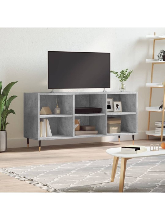 Televizoriaus spintelė, betono pilka, 103,5x30x50cm, mediena
