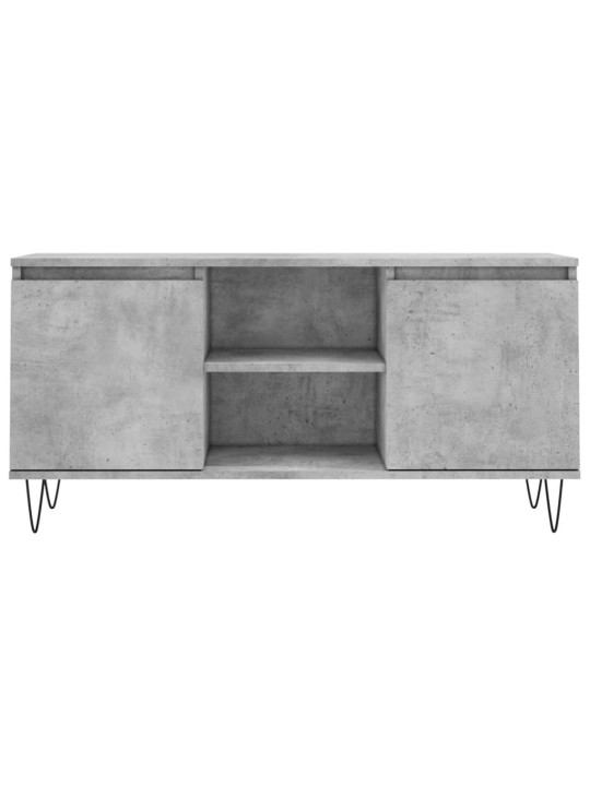 Televizoriaus spintelė, betono pilka, 104x35x50cm, mediena