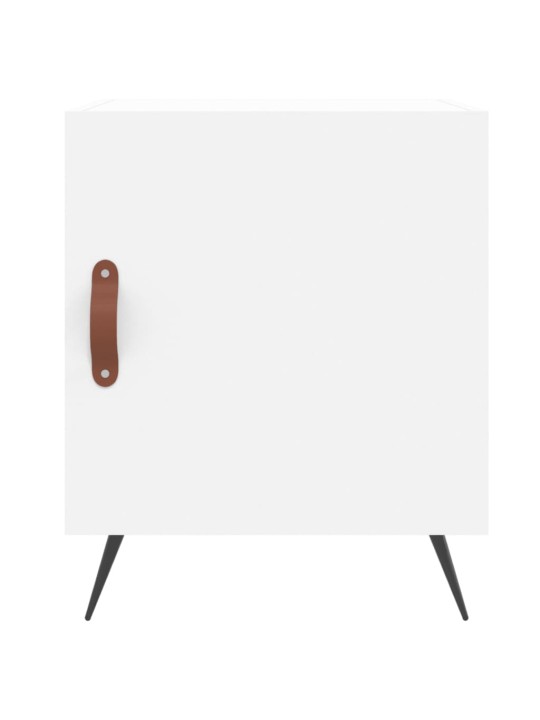 Naktinė spintelė, baltos spalvos, 40x40x50cm, apdirbta mediena
