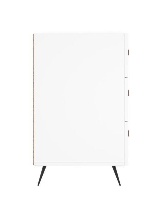 Naktinė spintelė, baltos spalvos, 40x40x66cm, apdirbta mediena