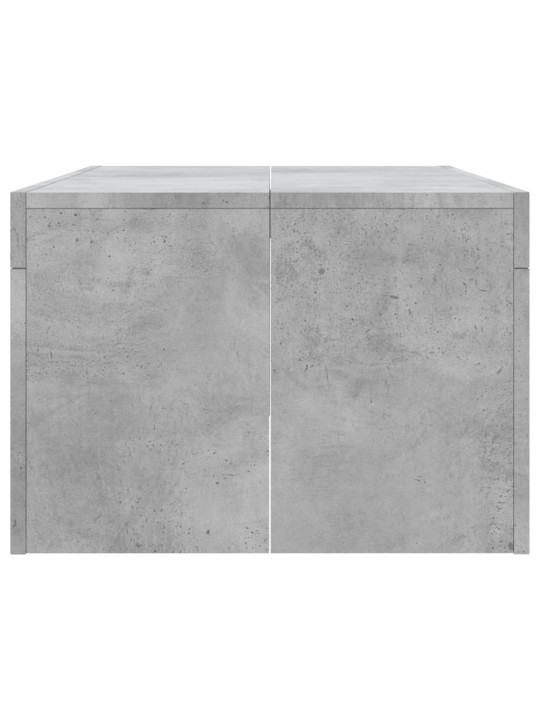 Kavos staliukas, betono pilkas, 102x50x36cm, apdirbta mediena