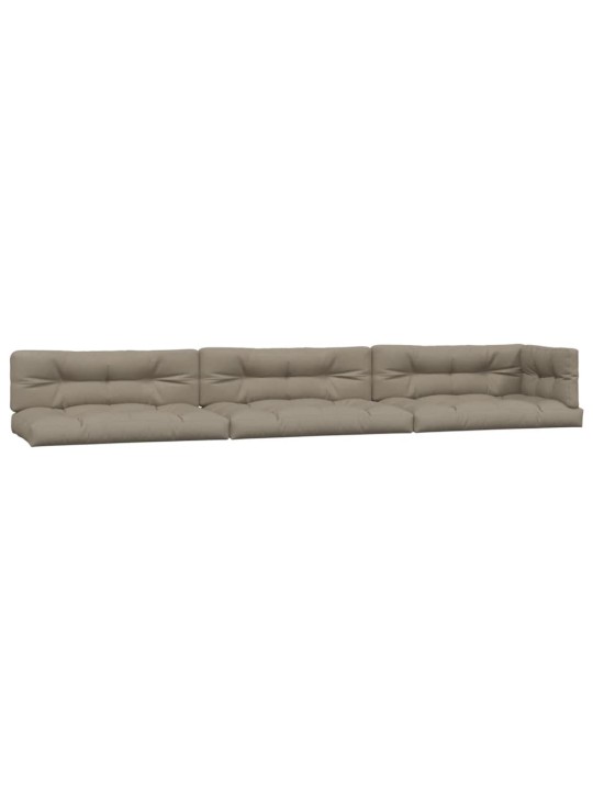 Palečių pagalvėlės, 7vnt., taupe spalvos, audinys