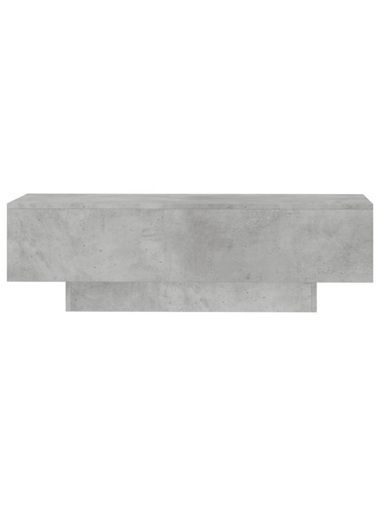 Kavos staliukas, betono pilkas, 100x49,5x31cm, apdirbta mediena
