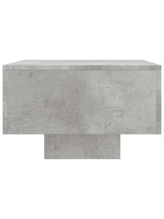 Kavos staliukas, betono pilkas, 100x49,5x31cm, apdirbta mediena