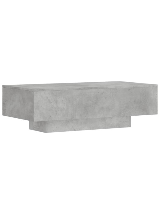 Kavos staliukas, betono pilkas, 100x49,5x31cm, apdirbta mediena