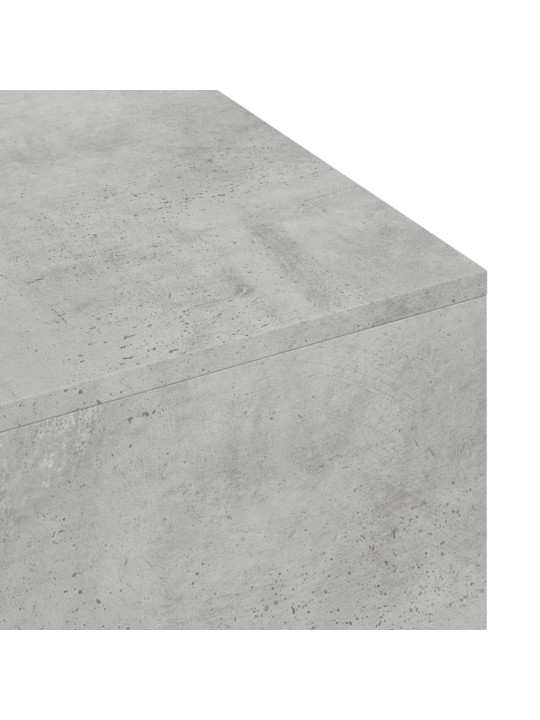 Kavos staliukas, betono pilkas, 100x49,5x31cm, apdirbta mediena