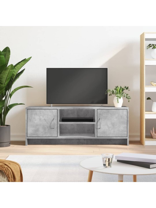 Televizoriaus spintelė, betono pilka, 102x30x37,5cm, mediena