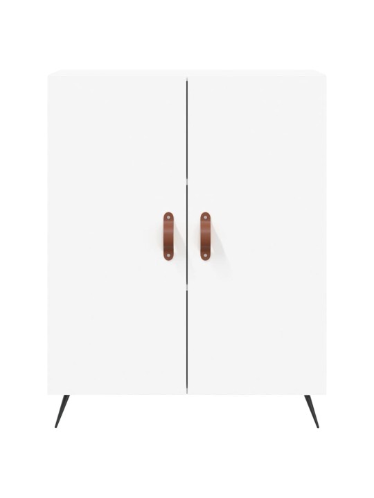 Komoda, baltos spalvos, 69,5x34x180cm, apdirbta mediena
