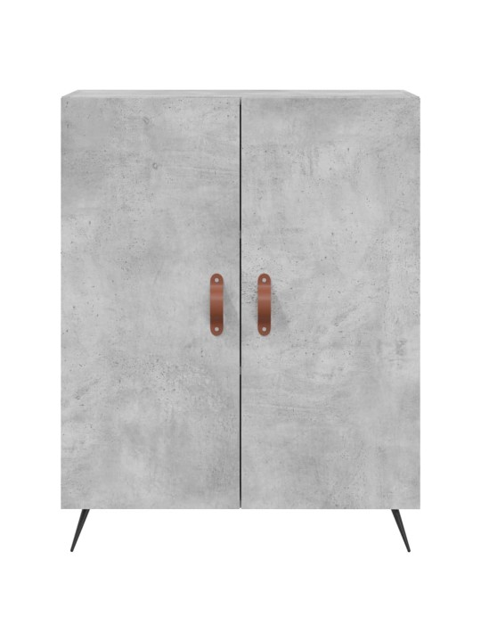 Komoda, betono pilkos spalvos, 69,5x34x180cm, apdirbta mediena