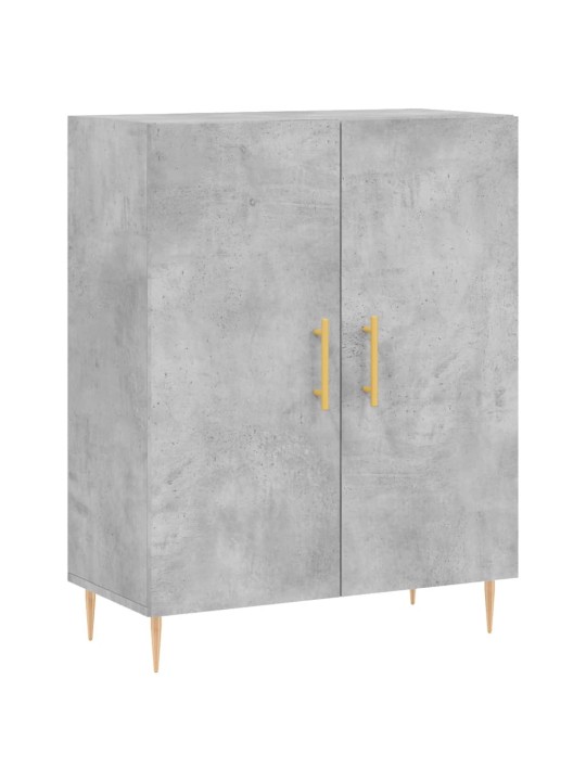 Komoda, betono pilkos spalvos, 69,5x34x180cm, apdirbta mediena
