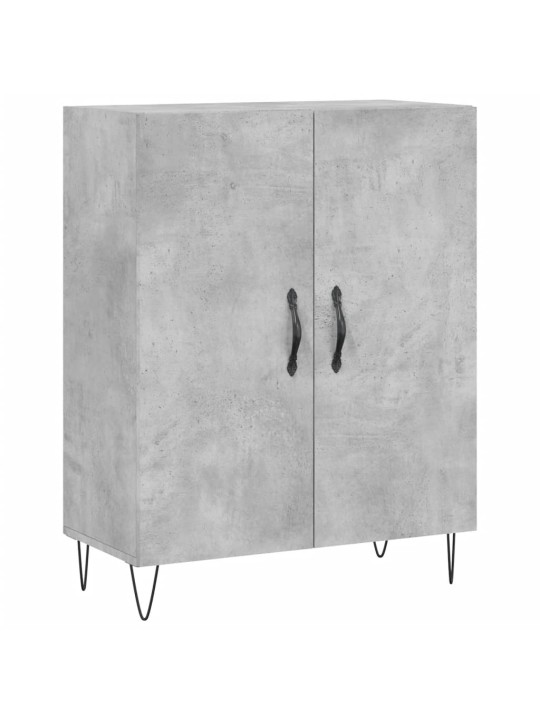 Komoda, betono pilkos spalvos, 69,5x34x180cm, apdirbta mediena