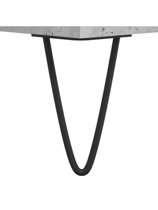 Komoda, betono pilkos spalvos, 69,5x34x180cm, apdirbta mediena