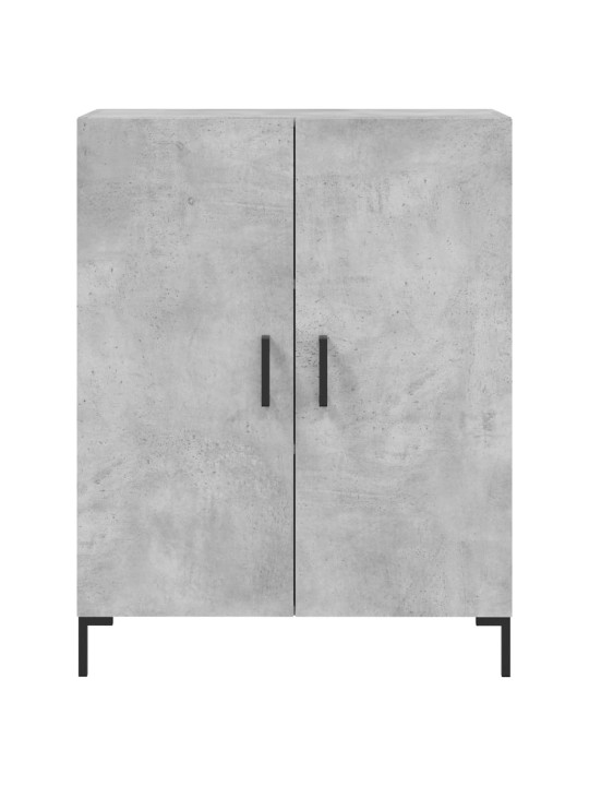 Komoda, betono pilkos spalvos, 69,5x34x180cm, apdirbta mediena