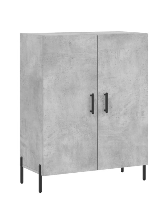 Komoda, betono pilkos spalvos, 69,5x34x180cm, apdirbta mediena
