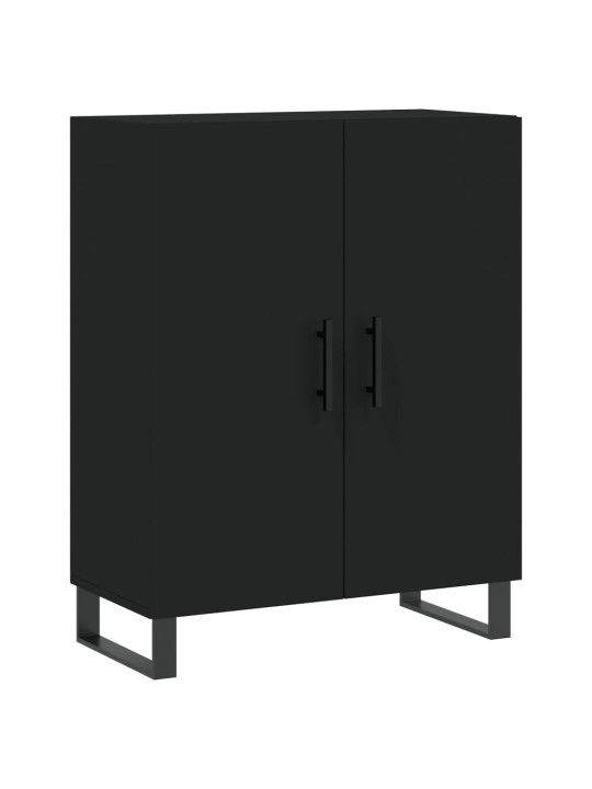 Komoda, juodos spalvos, 69,5x34x180cm, apdirbta mediena