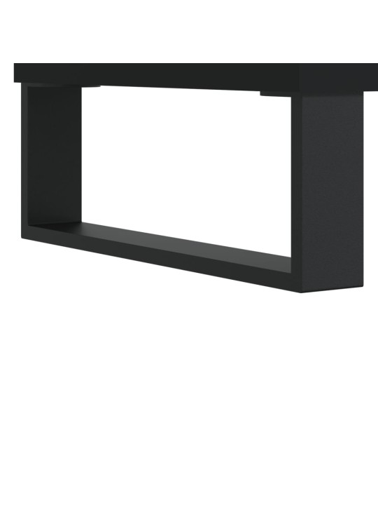 Komoda, juodos spalvos, 69,5x34x180cm, apdirbta mediena