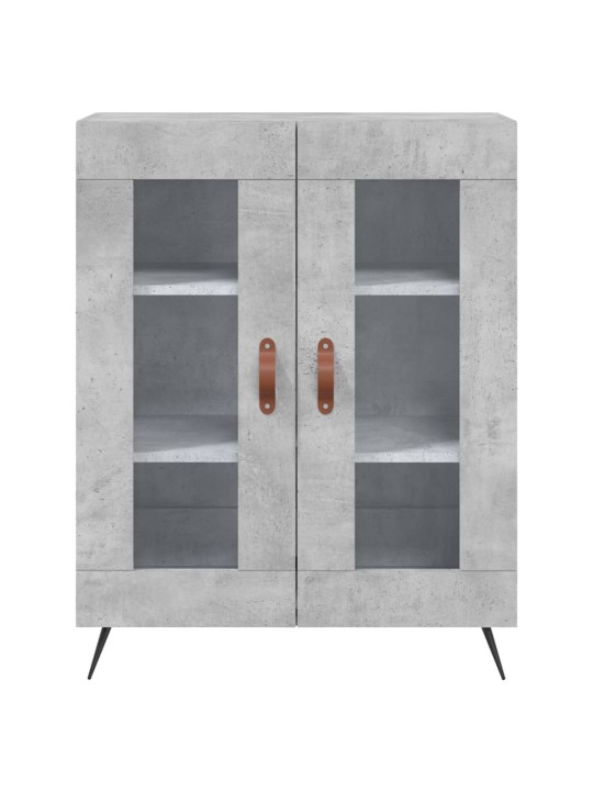 Komoda, betono pilkos spalvos, 69,5x34x180cm, apdirbta mediena