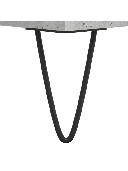 Komoda, betono pilkos spalvos, 69,5x34x180cm, apdirbta mediena