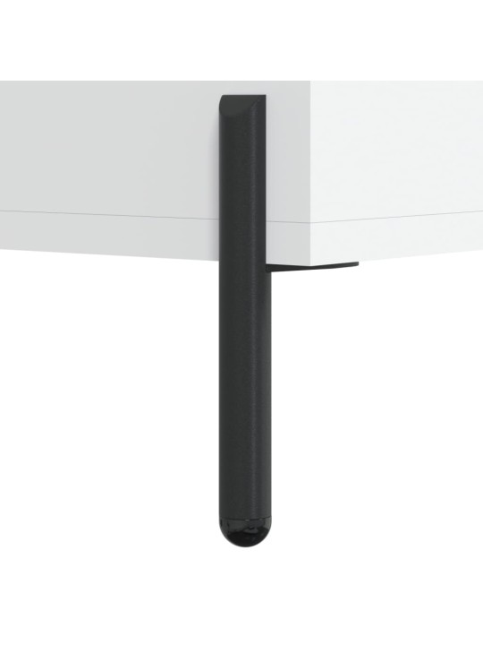 Komoda, baltos spalvos, 69,5x34x180cm, apdirbta mediena