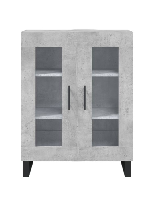 Komoda, betono pilkos spalvos, 69,5x34x180cm, apdirbta mediena