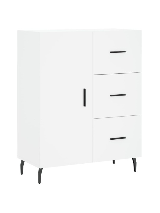 Komoda, baltos spalvos, 69,5x34x180cm, apdirbta mediena