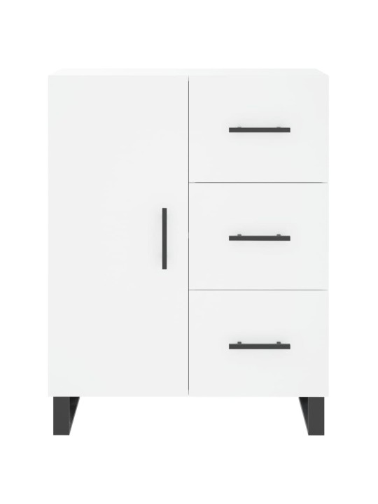 Komoda, baltos spalvos, 69,5x34x180cm, apdirbta mediena