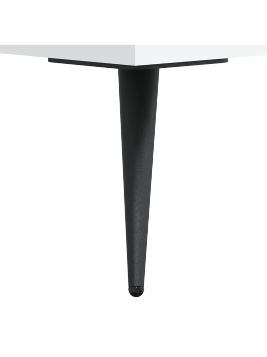 Komoda, baltos spalvos, 69,5x32,5x180cm, apdirbta mediena