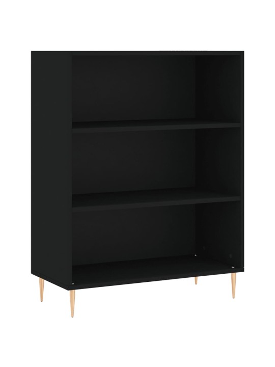 Komoda, juodos spalvos, 69,5x32,5x180cm, apdirbta mediena