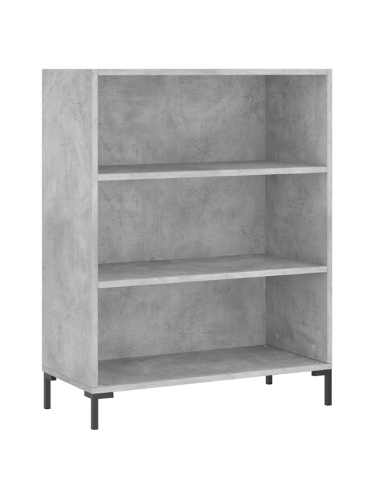 Komoda, betono pilka, 69,5x32,5x180cm, apdirbta mediena
