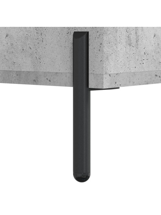 Komoda, betono pilka, 69,5x32,5x180cm, apdirbta mediena