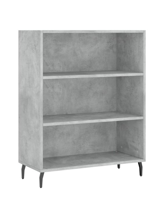 Komoda, betono pilka, 69,5x32,5x180cm, apdirbta mediena