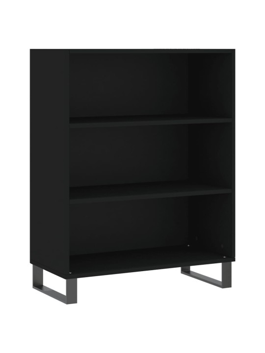 Komoda, juodos spalvos, 69,5x32,5x180cm, apdirbta mediena