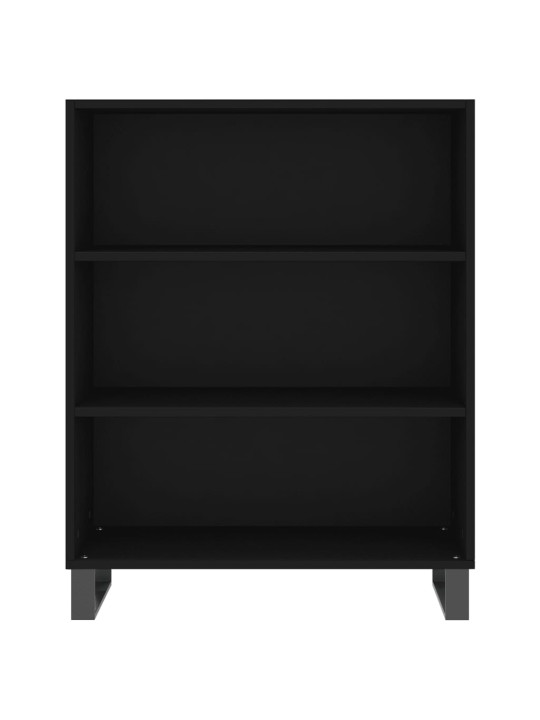 Komoda, juodos spalvos, 69,5x32,5x180cm, apdirbta mediena