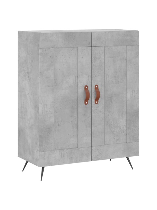 Komoda, betono pilkos spalvos, 69,5x34x180cm, apdirbta mediena