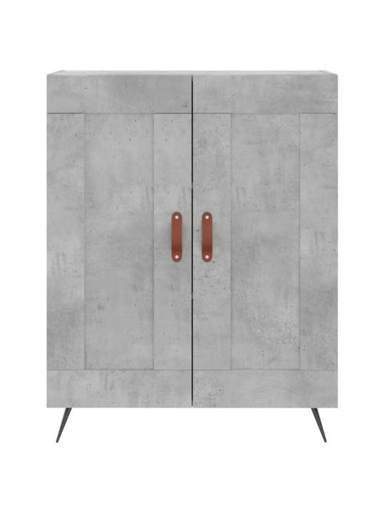 Komoda, betono pilkos spalvos, 69,5x34x180cm, apdirbta mediena