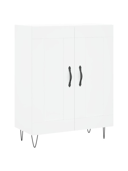 Komoda, baltos spalvos, 69,5x34x180cm, apdirbta mediena