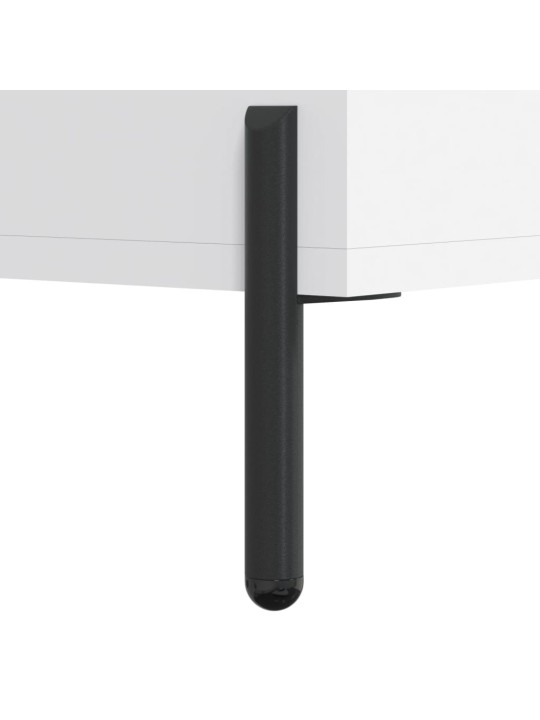 Komoda, baltos spalvos, 69,5x34x180cm, apdirbta mediena