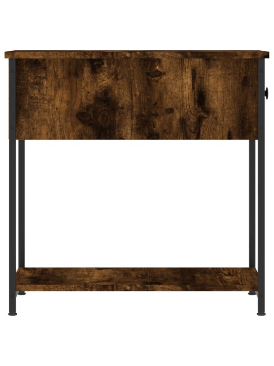 Naktinė spintelė, dūminio ąžuolo, 30x60x60cm, apdirbta mediena