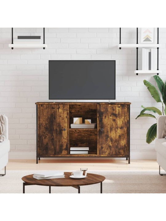 Televizoriaus spintelė, dūminio ąžuolo, 100x35x65cm, mediena