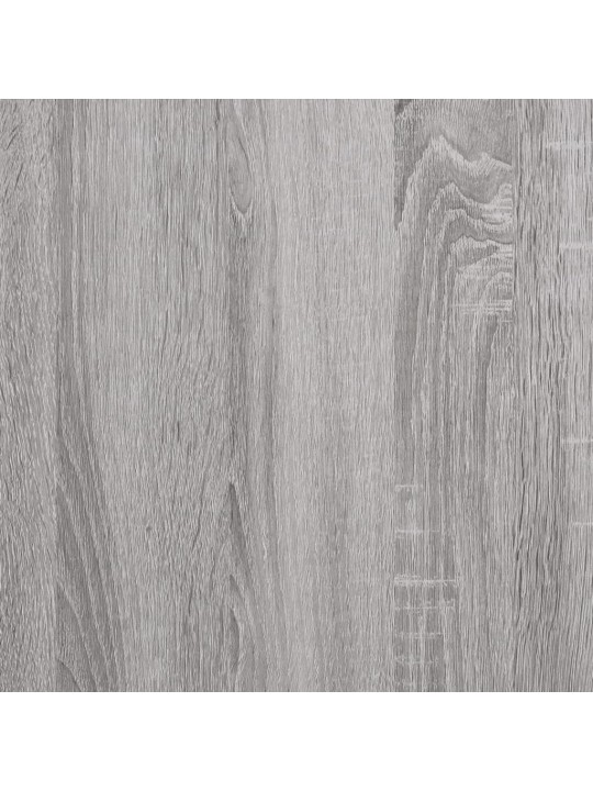 Knygų lentyna, pilka ąžuolo, 100x32x170cm, mediena/geležis