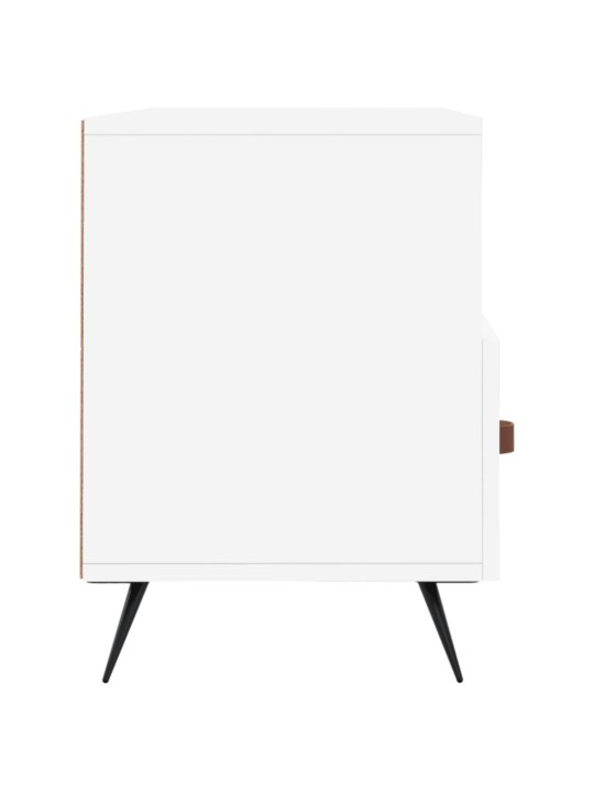 Televizoriaus spintelė, balta, 102x36x50cm, apdirbta mediena