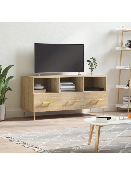 Televizoriaus spintelė, ąžuolo, 102x36x50cm, apdirbta mediena