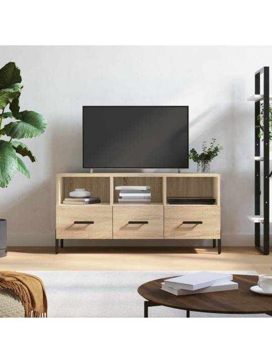 Televizoriaus spintelė, ąžuolo, 102x36x50cm, apdirbta mediena