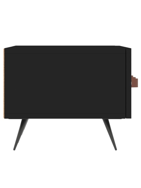 Televizoriaus spintelė, juoda, 150x36x30cm, apdirbta mediena