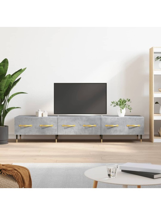 Televizoriaus spintelė, betono pilka, 150x36x30cm, mediena
