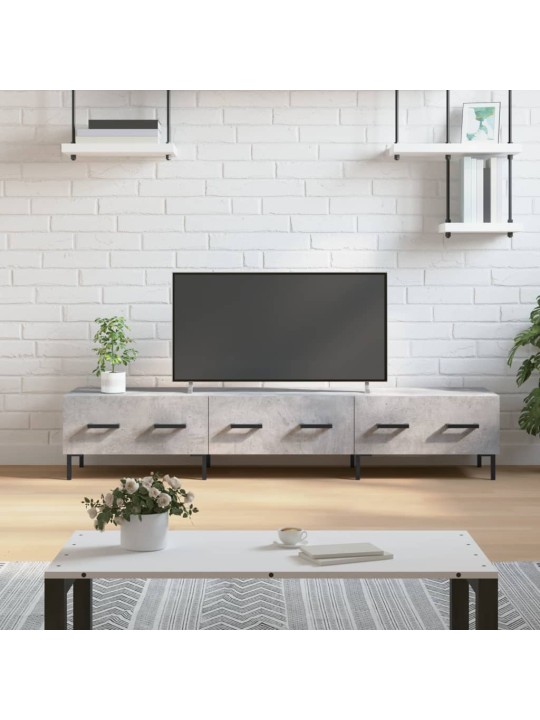Televizoriaus spintelė, betono pilka, 150x36x30cm, mediena